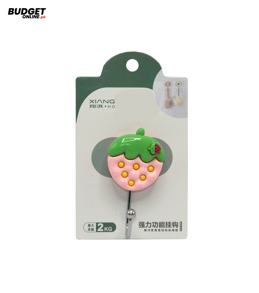 Strawberry Decorative Sticky Wall Hook