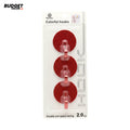 Colorful Adhesive Wall Hooks Set of 3