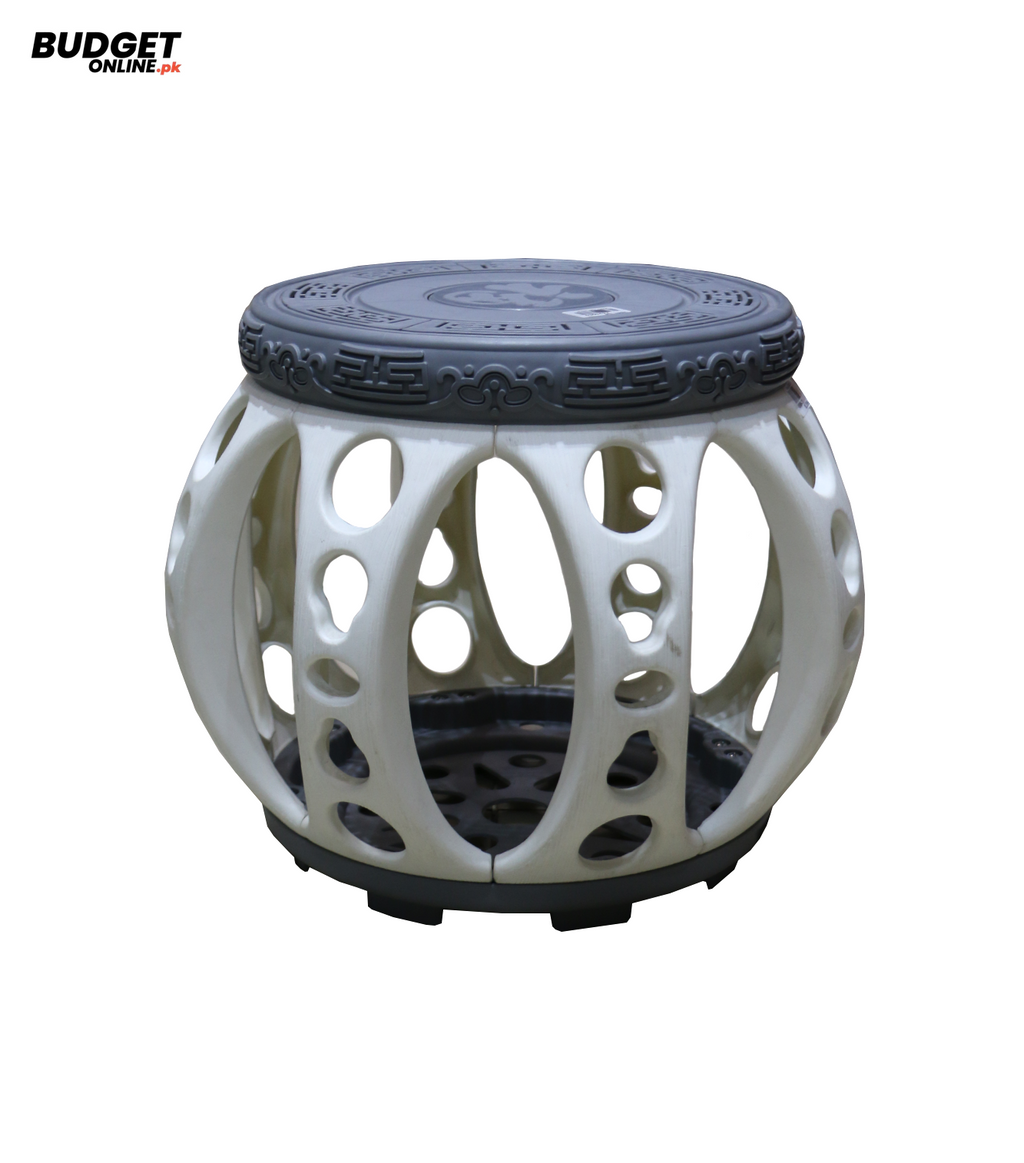 Perforated Plastic Bathroom Stool 12 Inch