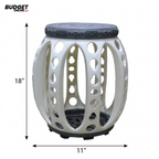 18-Inch Decorative Plastic Stool