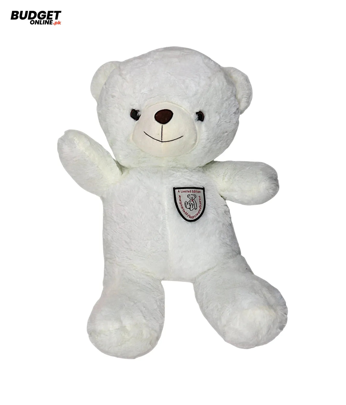 Medium White Teddy Bear Plush Toy