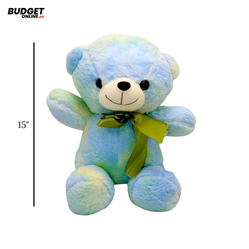 15-Inch Pastel Teddy Bear With Tie