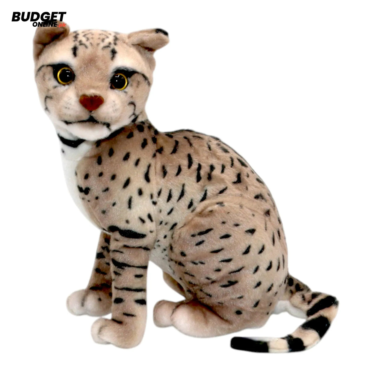 Plush Leopard Cat Toy 10 Inch