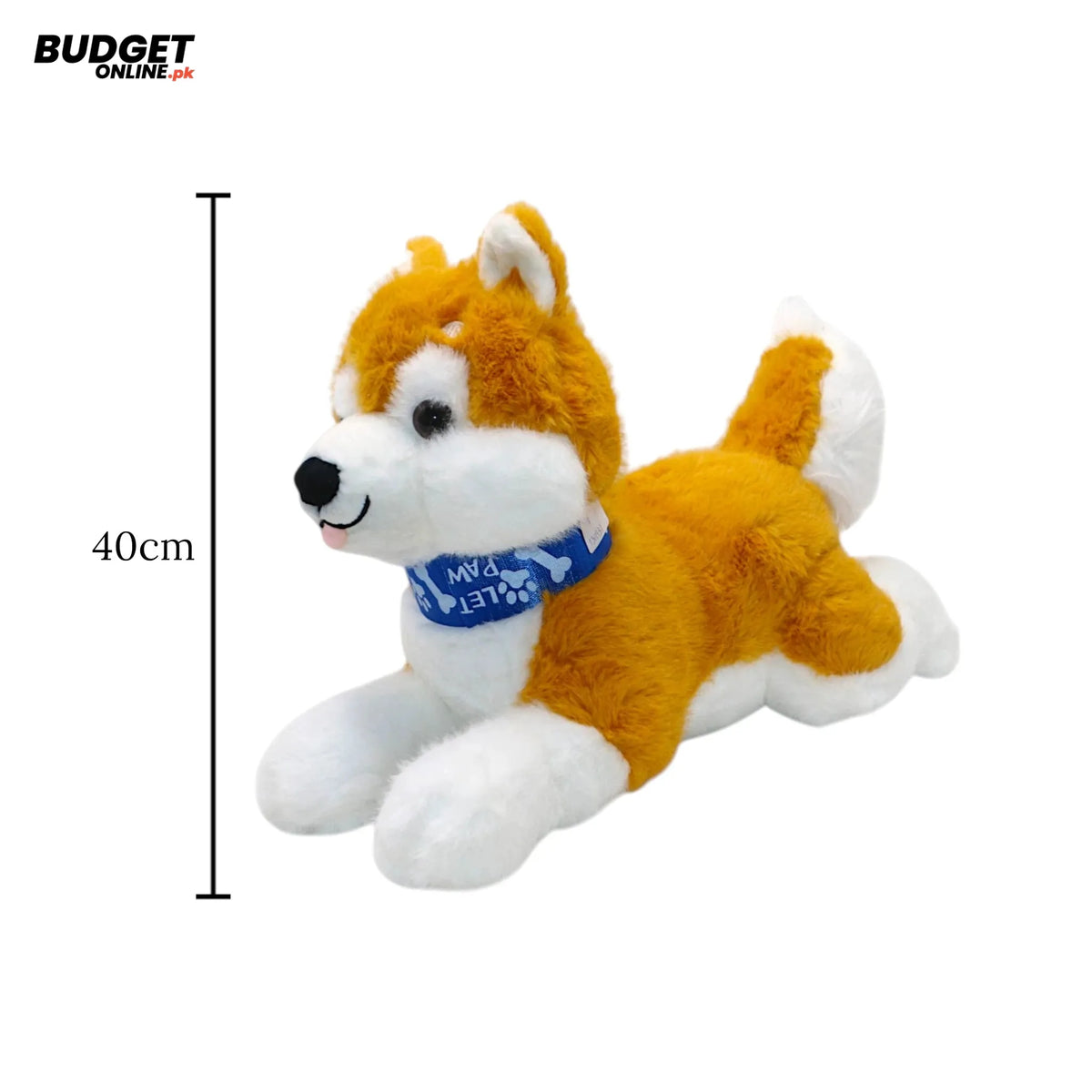 Husky Plush Dog Toy 40cm