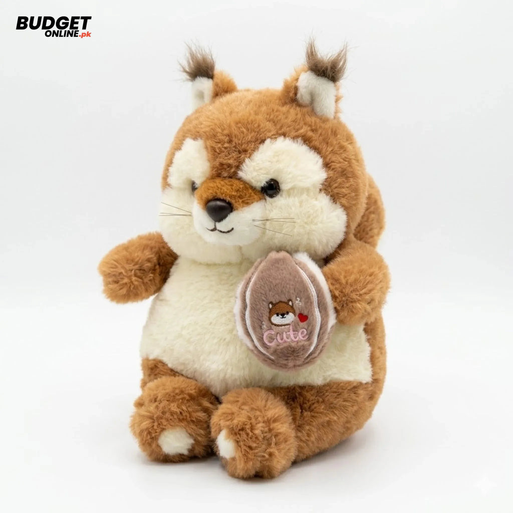 Plush Squirrel Soft Toy 30cm