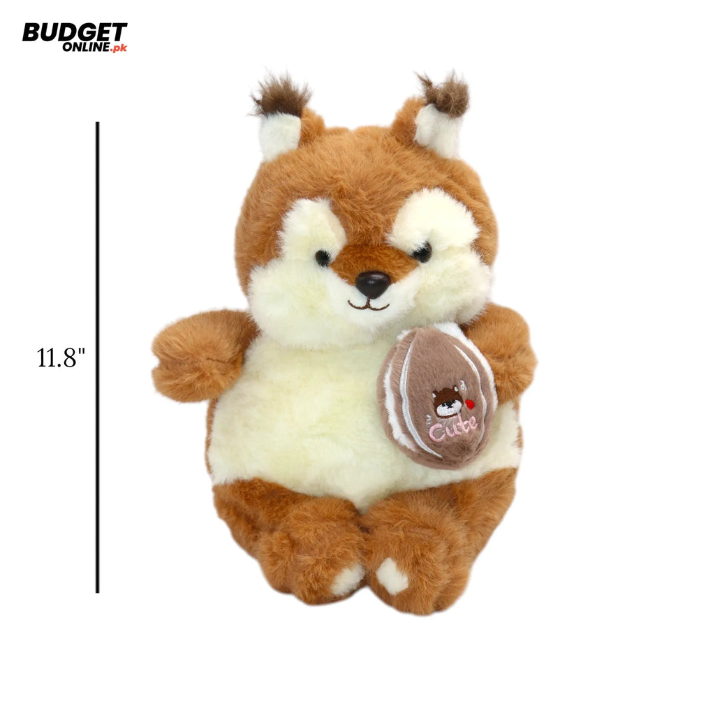 Plush Squirrel Soft Toy 30cm