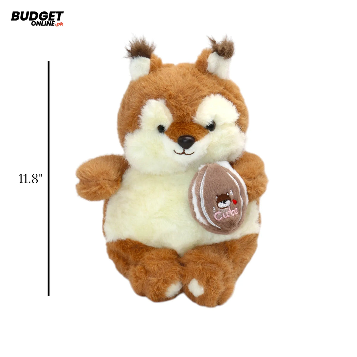 Plush Squirrel Soft Toy 30cm