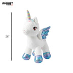 Large Shimmer Unicorn Plush Toy 28 Inch
