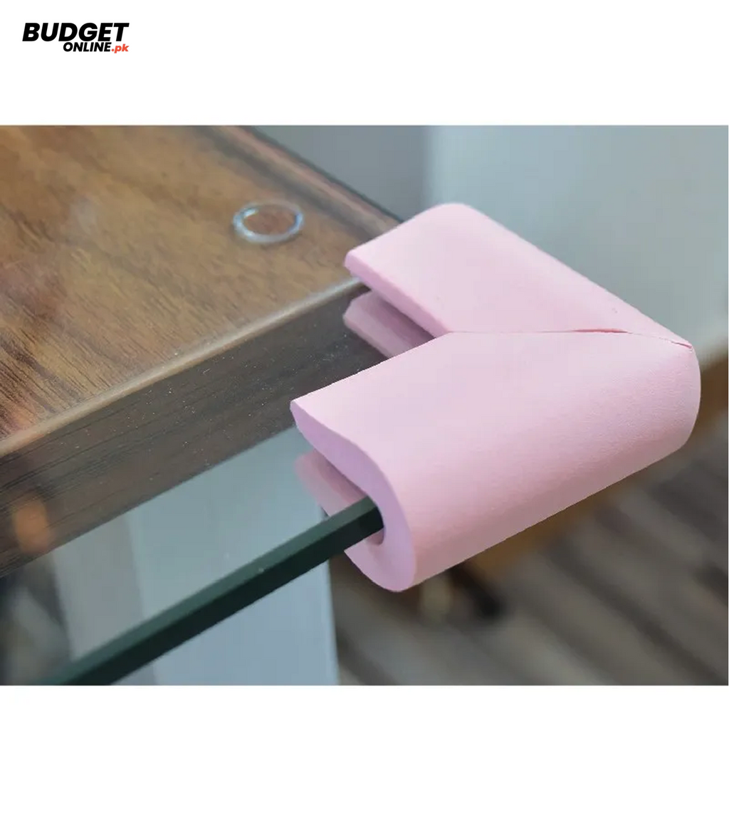 Pink Table Corner Safety Guards 4-Piece Set