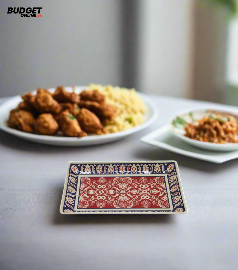Printed Rectangular Serving Tray