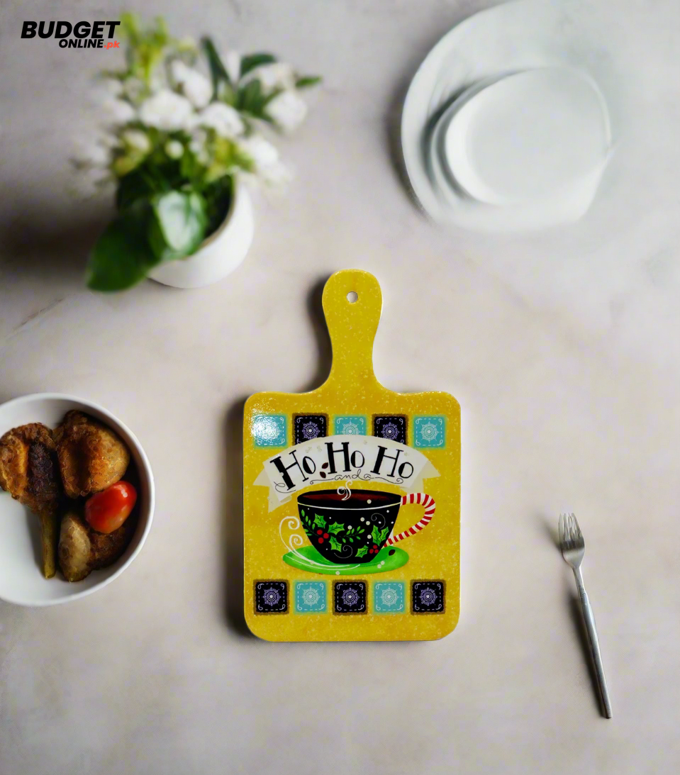 Decorative Paddle-Shaped Tea Coaster