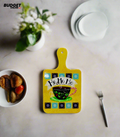 Decorative Paddle-Shaped Tea Coaster