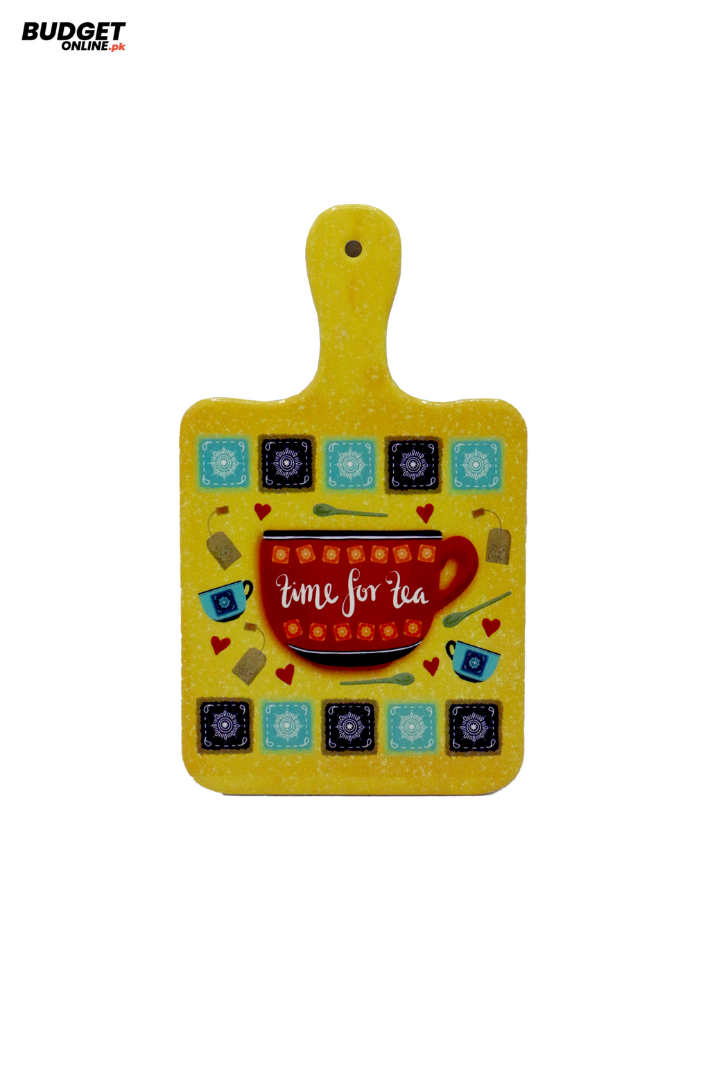 Decorative Paddle-Shaped Tea Coaster