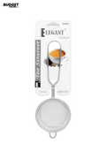 Elegant Stainless Steel Tea Strainer 9cm