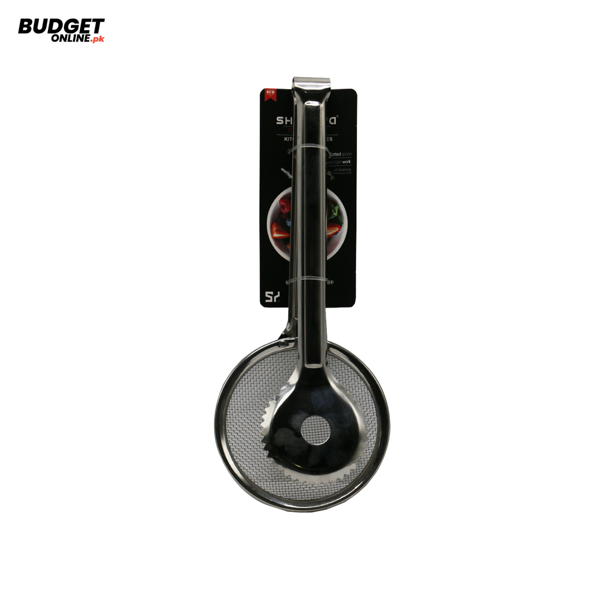 Stainless Steel Mesh Strainer Spoon 12 Inch