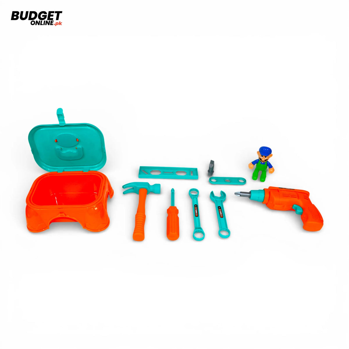 Kids Pretend Play Tool Set With Carry Case