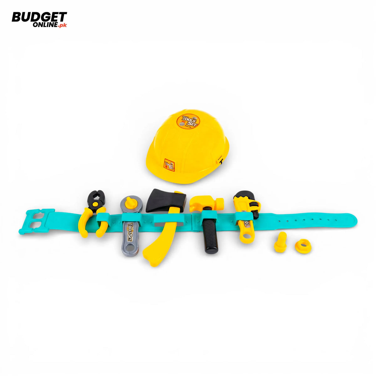 Kids Pretend Play Tool Set With Helmet