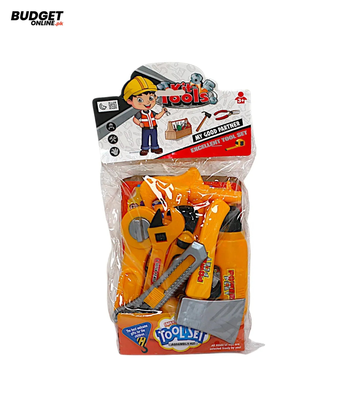 Kids Pretend Tool Set With Toy Tools