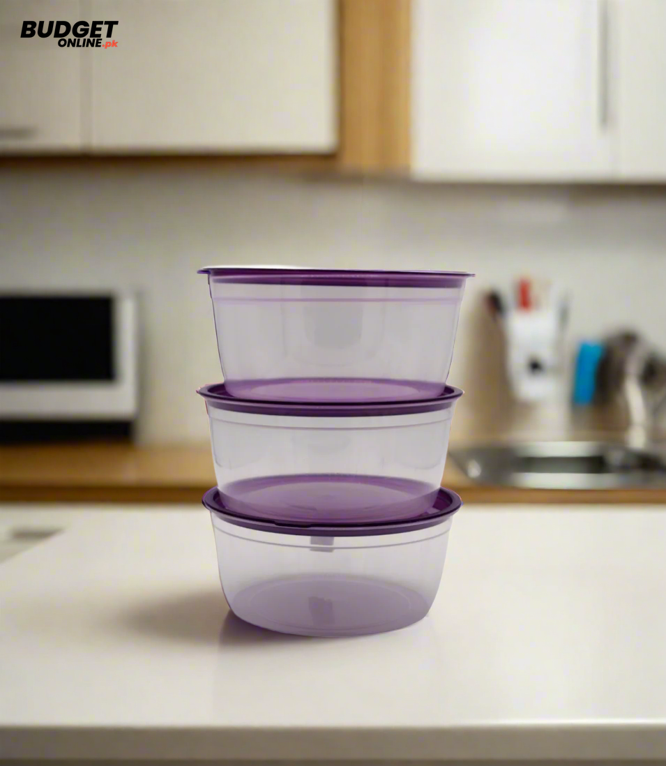 Apollo Trend Round Food Storage Containers, 3-Piece