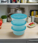 Appollo Trend 3-Piece Round Food Container Set