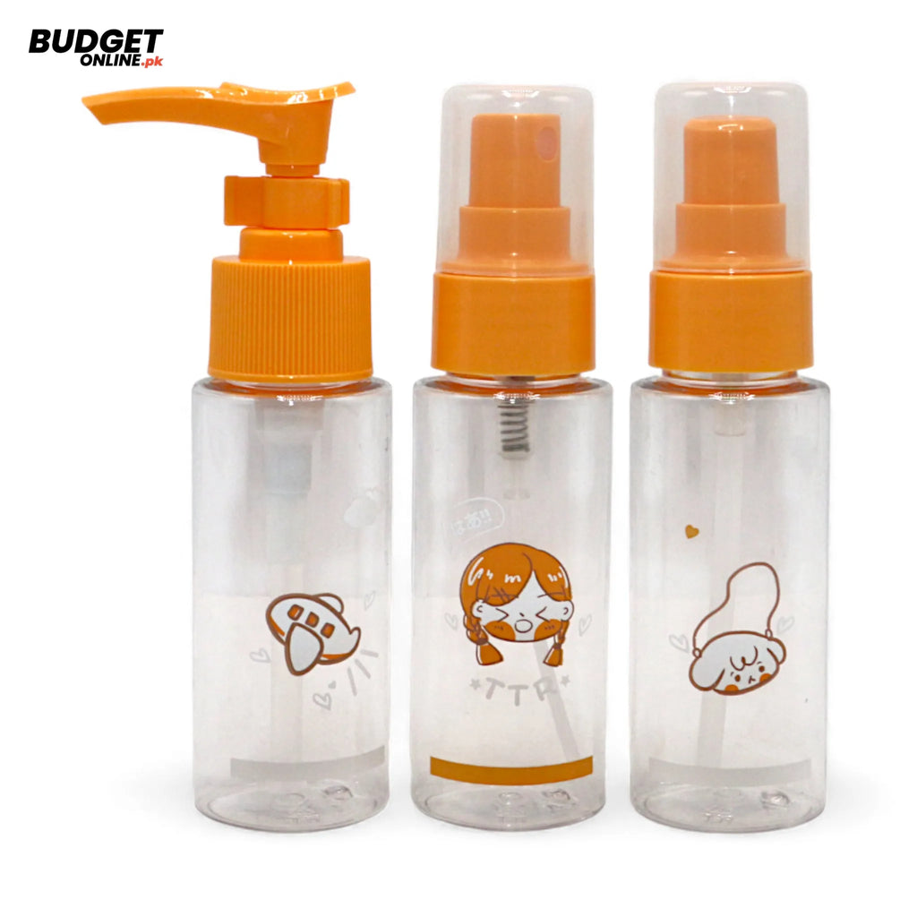 3-Piece Travel Spray Bottle Set