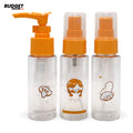3-Piece Travel Spray Bottle Set