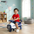 Robot Push Twister Ride-On With Music And Lights