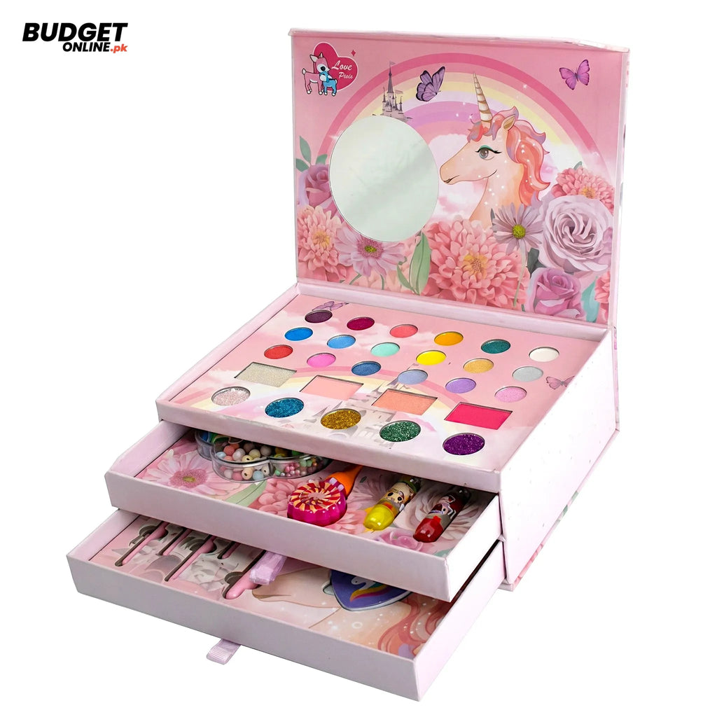 Unicorn Makeup Toy Set With Mirror
