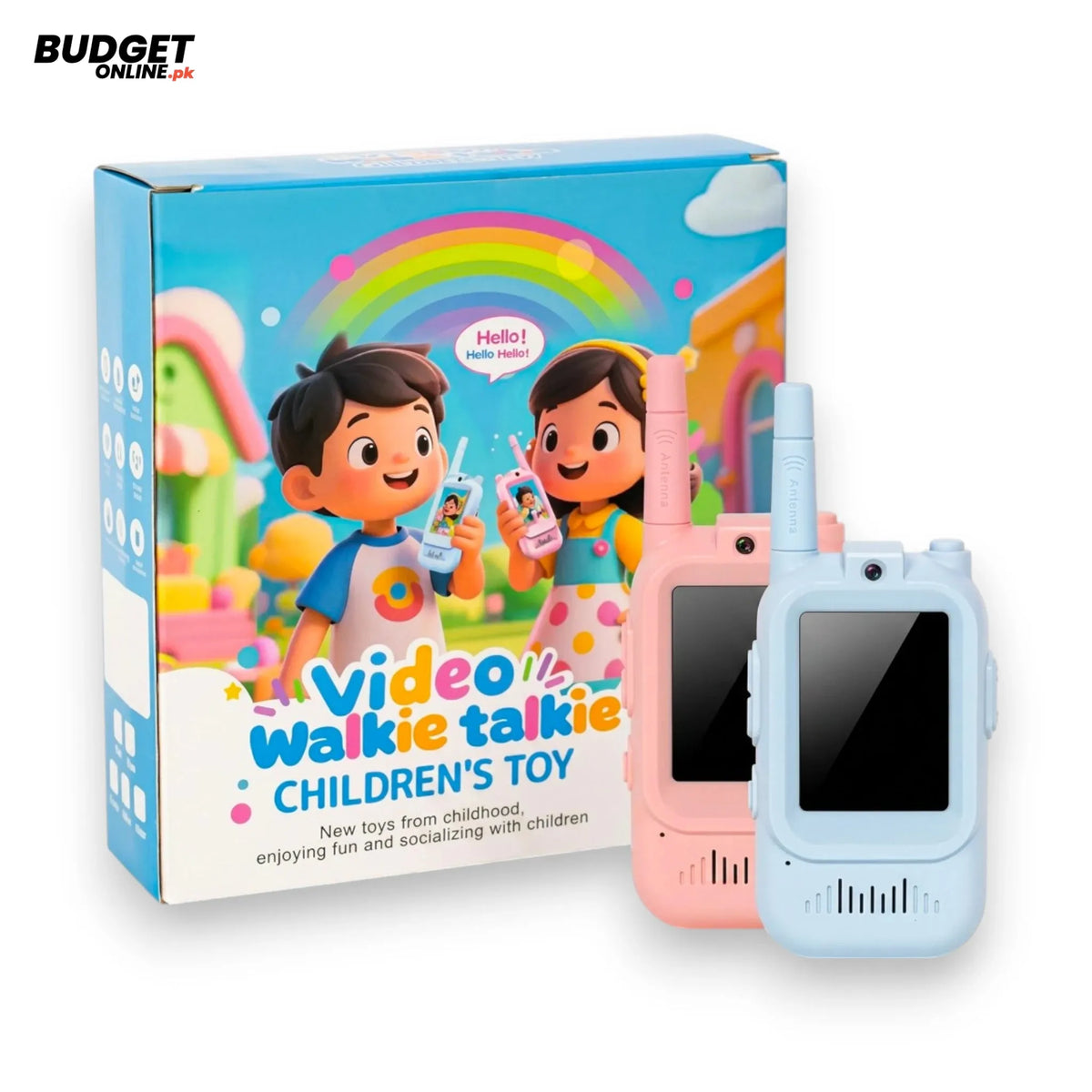 Rechargeable Video Walkie Talkie Set for Kids