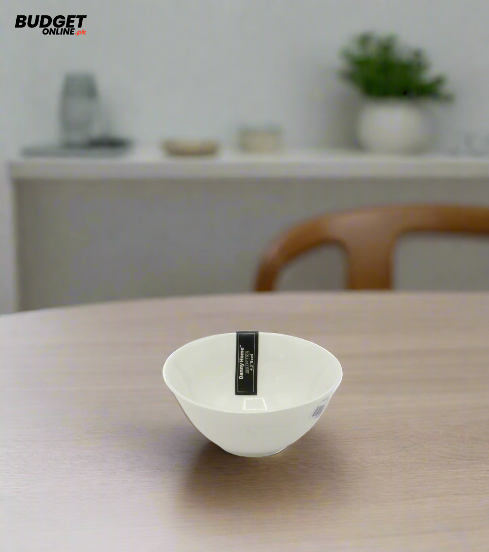 White Ceramic Bowl 4.5 Inch