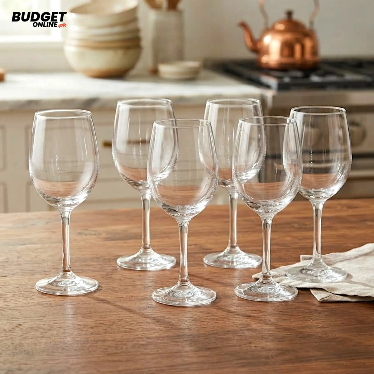 Plain Wine Glass Set of 6
