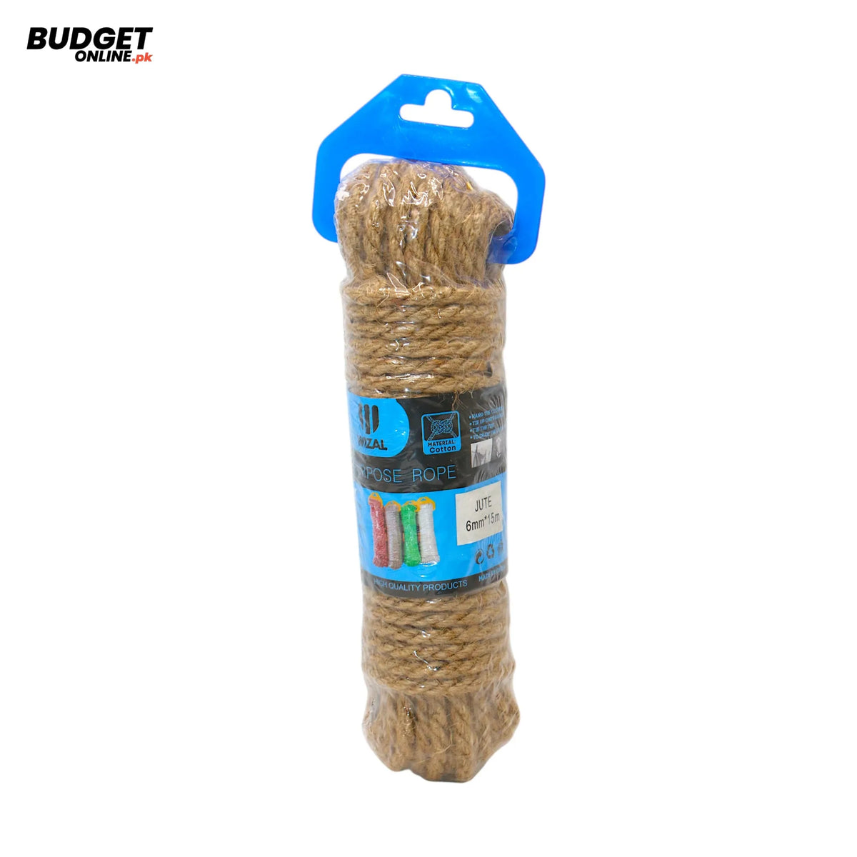 Wizal Cloth Rope 6mm x 15m