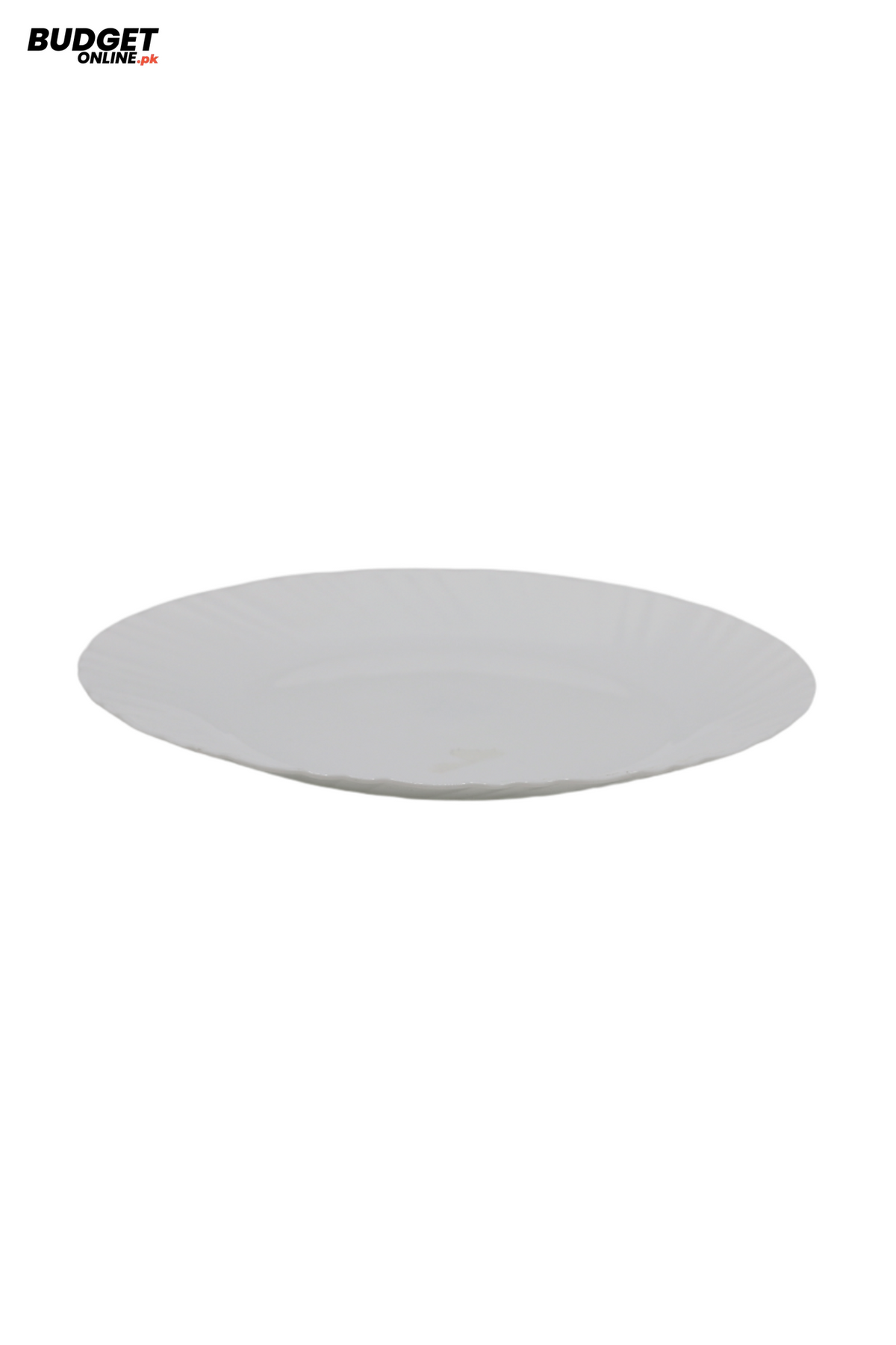 White Marble-Style China Plate 7.5 Inch