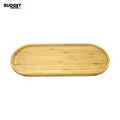 Oval Wooden Serving Tray 13.5 Inch