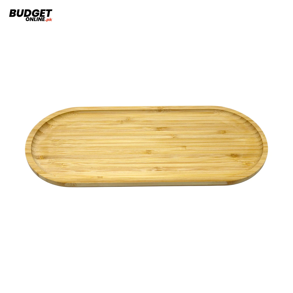 Oval Wooden Serving Tray 13.5 Inch