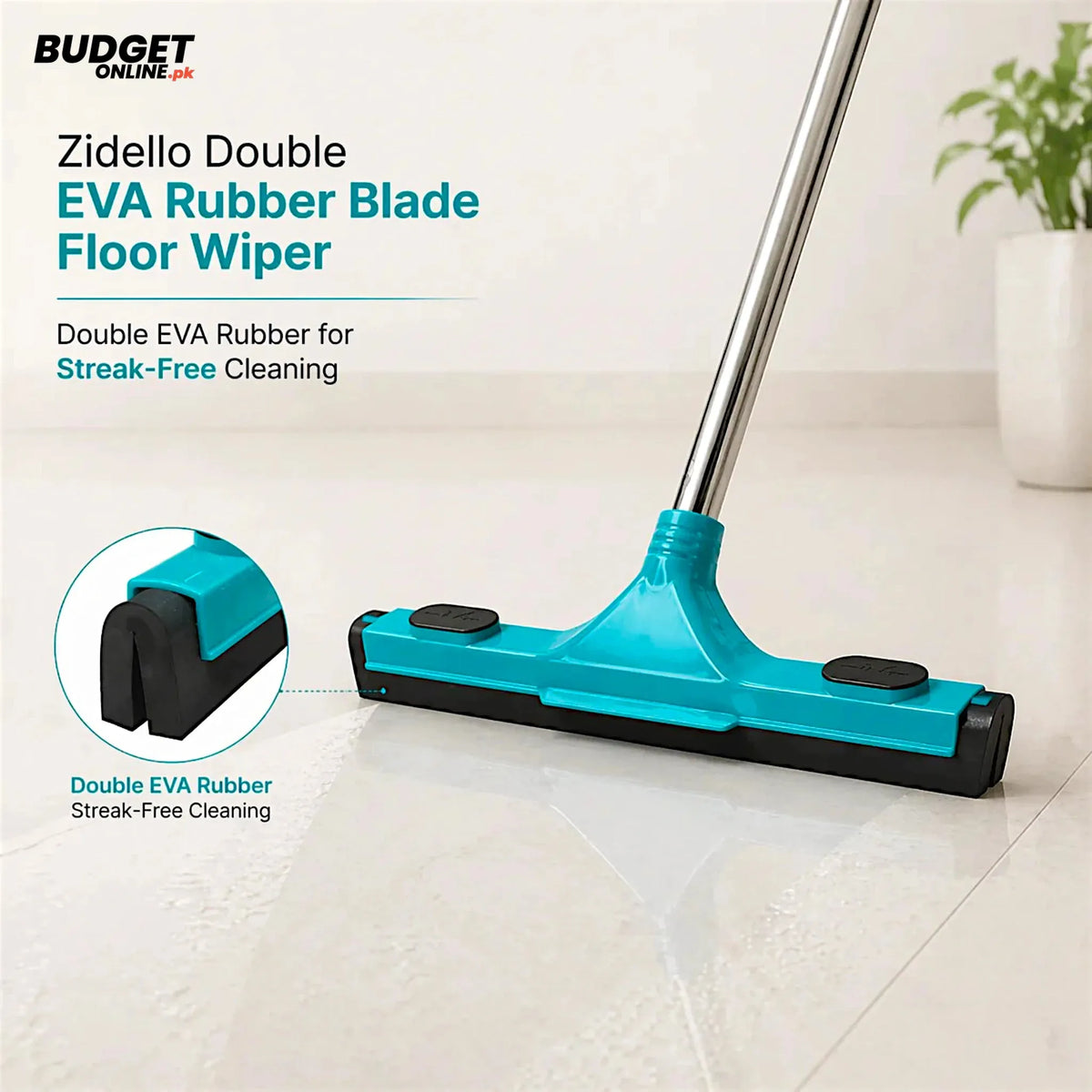 Zidello Dual-Blade Floor Wiper 35cm